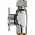 All-Source 1/2 In. Sweat x 3/8 In. Compression Quarter Turn Straight Valve 456483